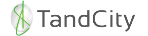 TandCity Malmö logo - a stylized tooth with the text 'TandCity' next to it